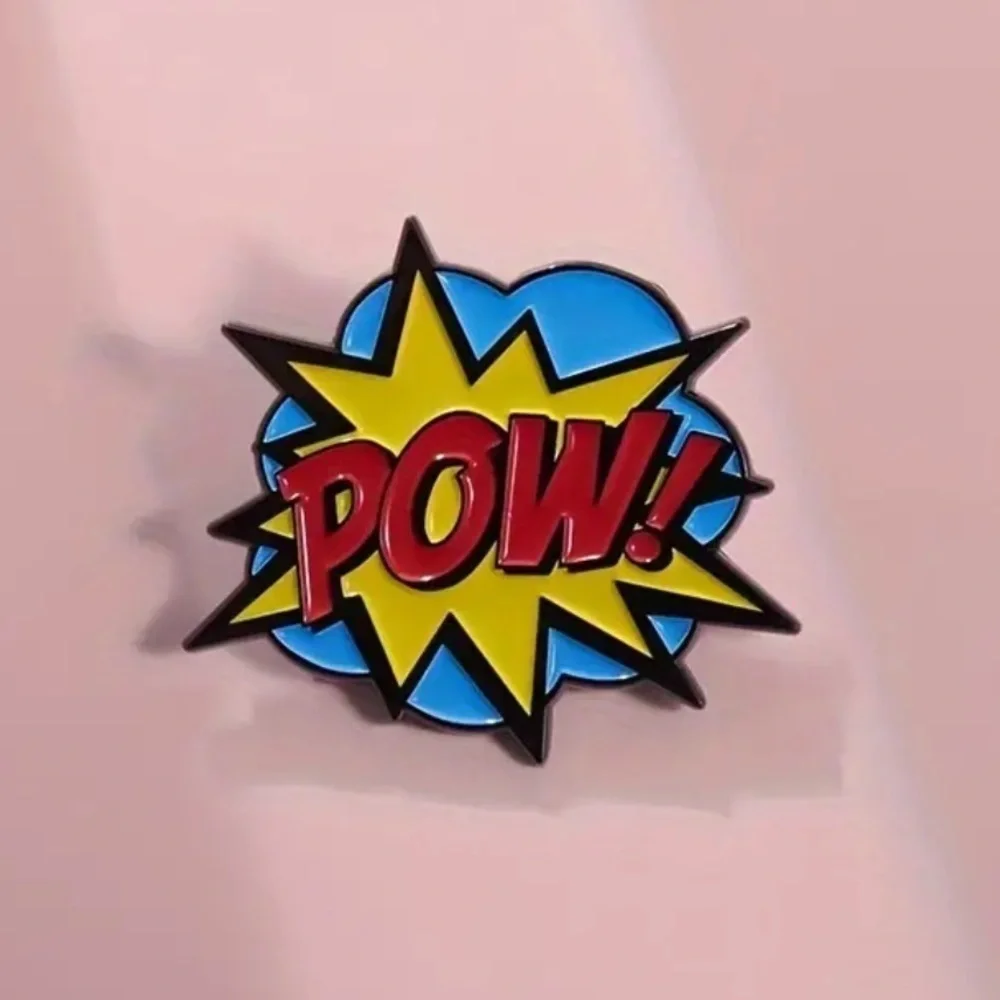 3/$25 “POW!” Cartoon Comic Book Super Hero Pin Classic Batman and Robin